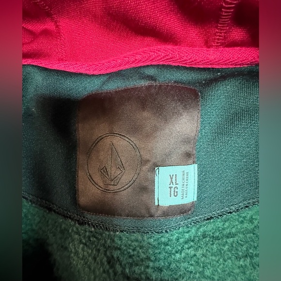 Volcom Hoodie with Pink and Green Accents - Picture 13 of 14
